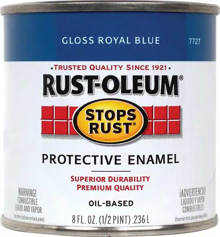 Stops Rust 1/2-Pint Gloss Royal Blue Enamel