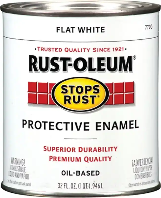 Stops Rust Qt. Flat White Enamel