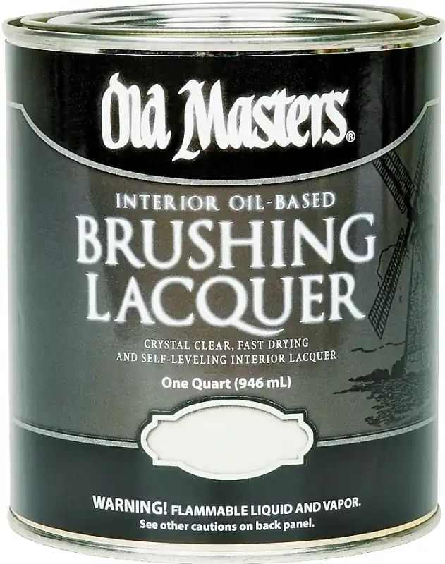 Satin Clear Oil-based Brushing Lacquer 1 Quart - Durable Finish