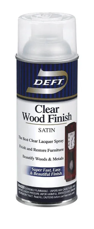 Satin Clear Wood Finish Aerosol – Premium Spray Protective Coating
