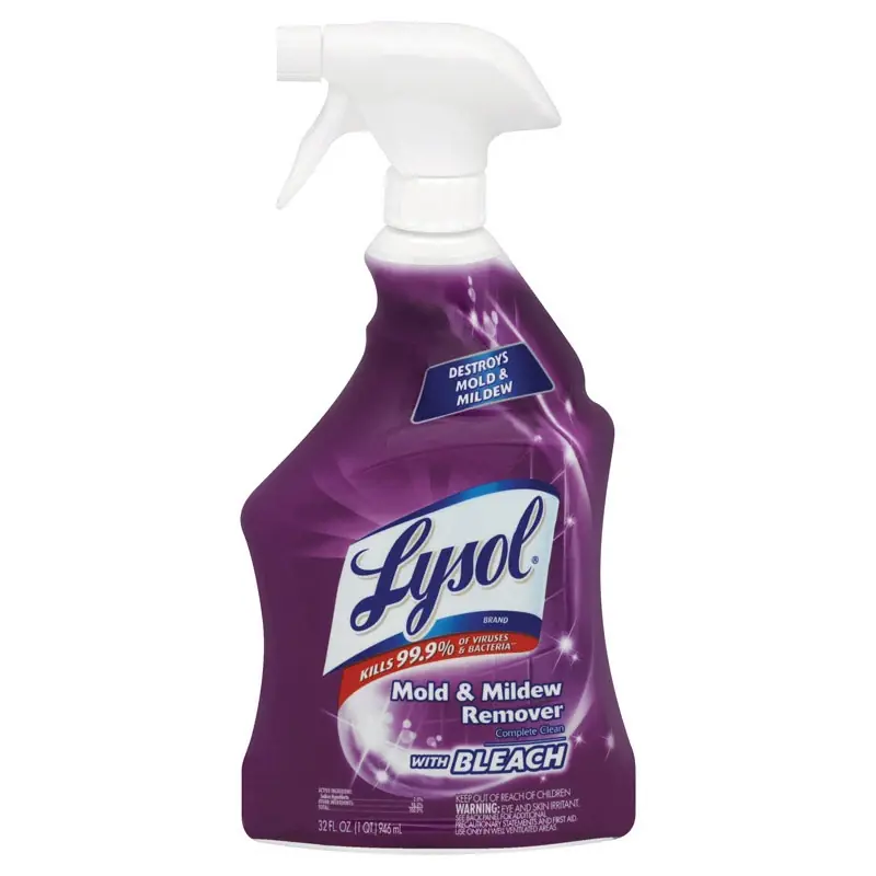 Lysol Mold And Mildew Stain Remover 32 Ounce Spray Bottle