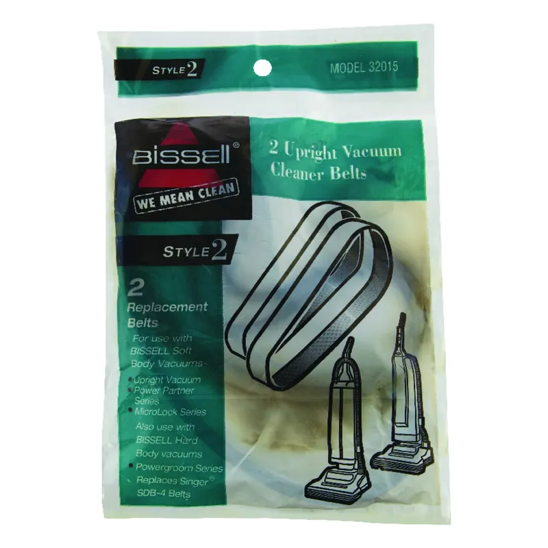 Bissell Vacuum Belt For Upright Vacuums 2 Pk