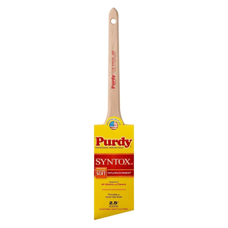 Syntox 2.5 In. Angular Trim Paint Brush With Nylon/synthetic Bristles