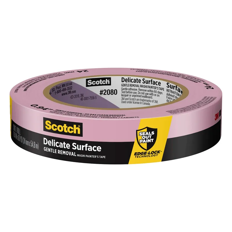 Scotch 0.94 In. W X 60 Yd L Purple Medium Strength Painter‘s Tape 1 Pk