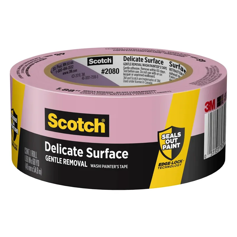 Scotch 1.88 In. W X 60 Yd L Purple Medium Strength Painter‘s Tape 1 Pk