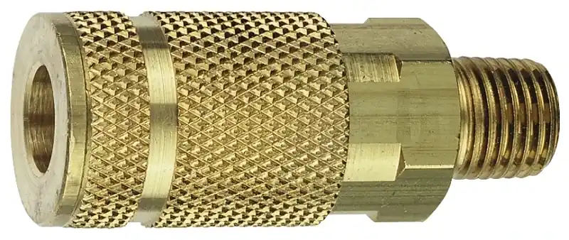 Brass Quick Change Coupler 1/4 In. Male Mnpt - 1 Piece