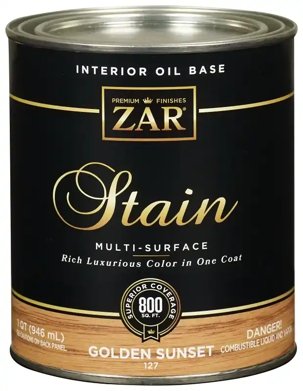 Interior Wood Stain, Golden Sunset, Qt.