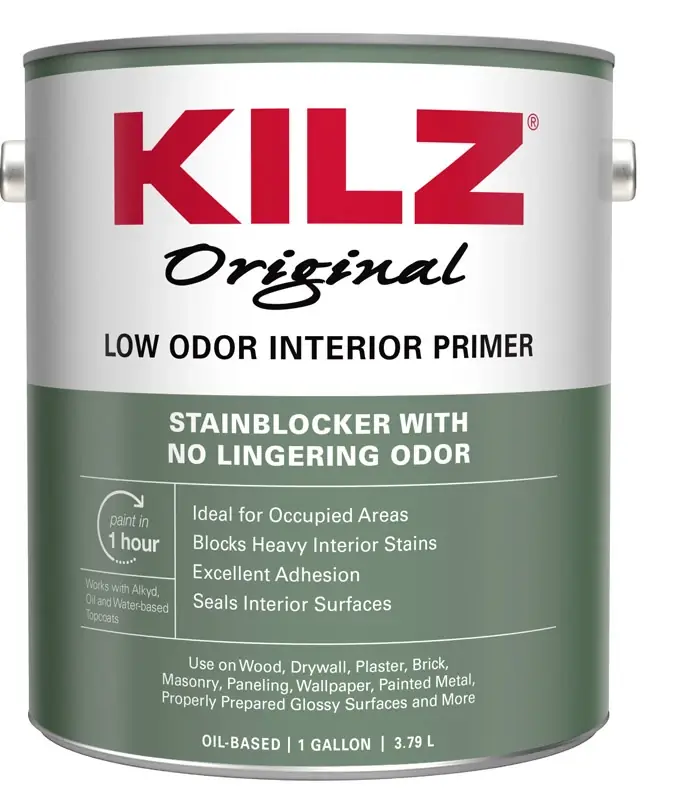 Odorless Primer & Sealer, Oil Base, White, 1-Gallon
