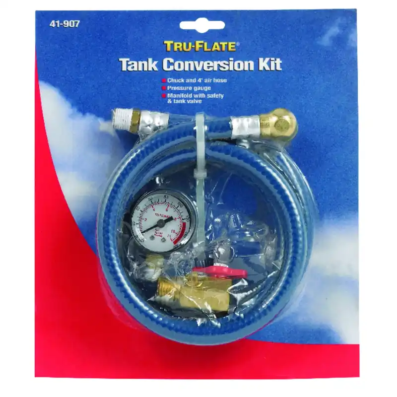 Brass Tank Valve 4 In. Female - Durable Air Tank Conversion Kit