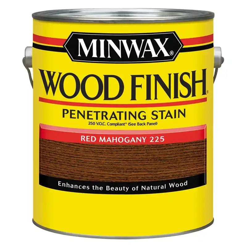 Wood Finish Penetrating Stain, Red Mahogany, 1-Gallon
