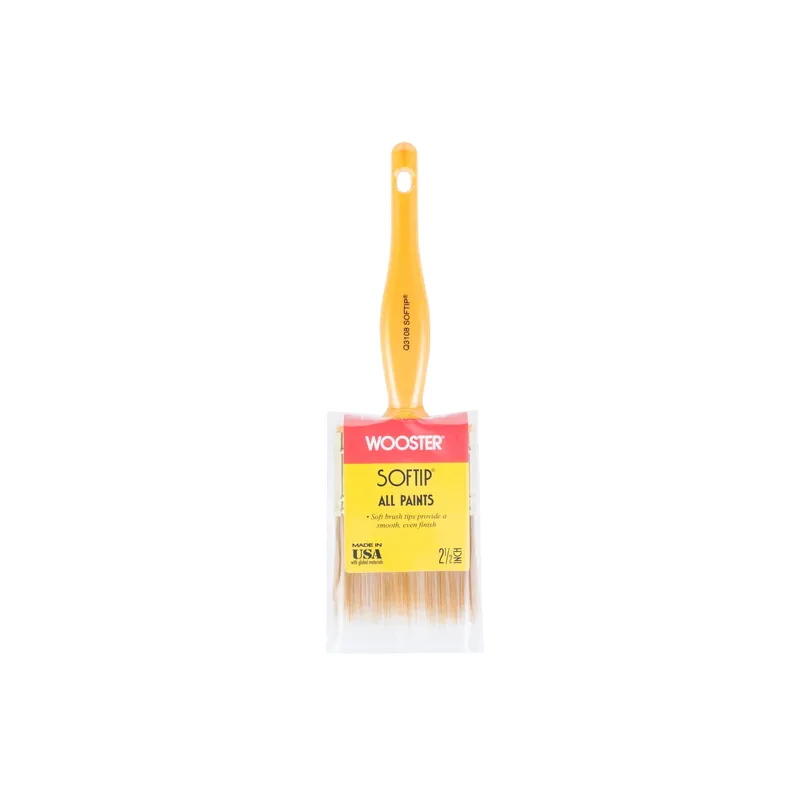Paint Brush, Softip, Nylon/Polyester, 2.5-In.