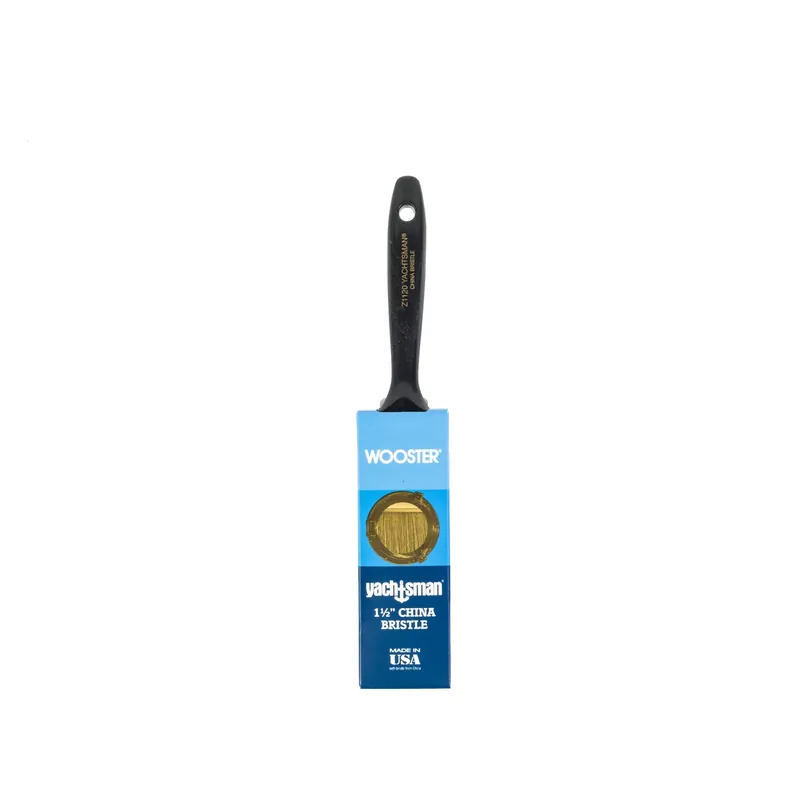 Yachtsman Paint Brush, White China Bristle, 1.5-In.