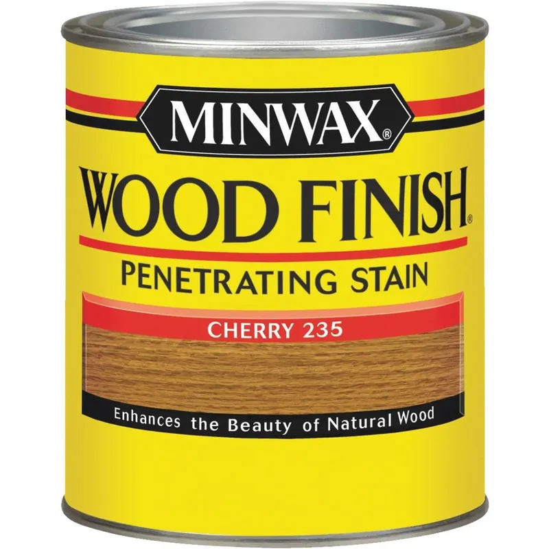 Cherry Wood Finish Penetrating Stain, 1 Quart - Oil-based Stain For Wood