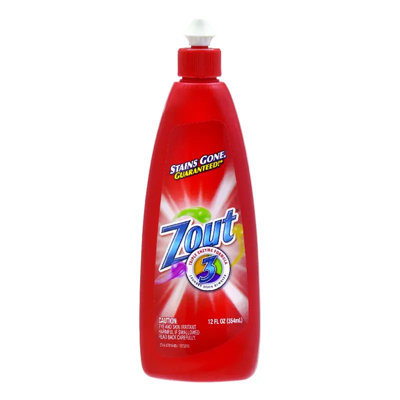 Zout No Scent Laundry Stain Remover Liquid 12 Oz