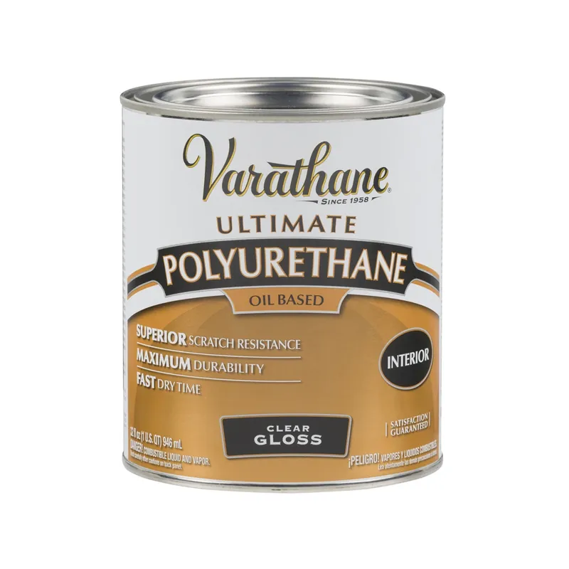Gloss Interior Oil-Based Premium Polyurethane, Qt.