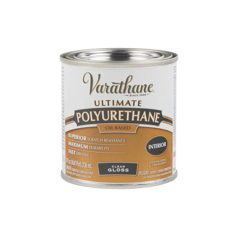 Gloss Interior Oil-Based Premium Polyurethane, 1/2-Pt.