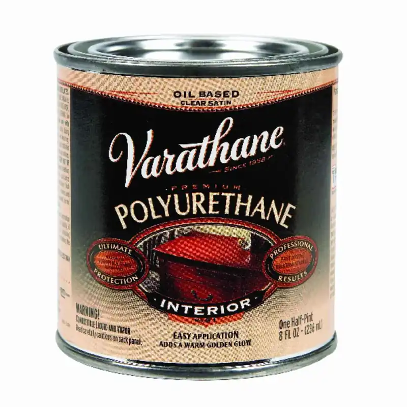 Satin Interior Oil-Based Premium Polyurethane, 1/2-Pt.