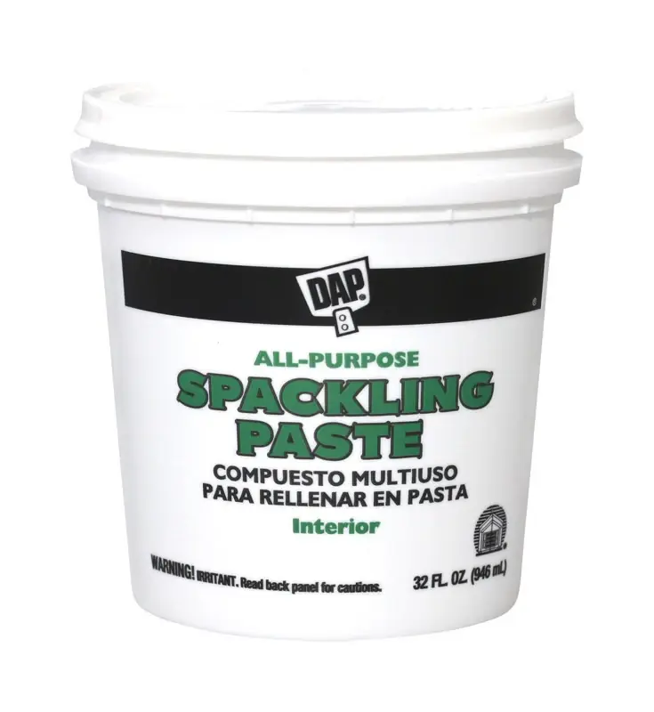 Ready To Use White Spackling Paste 1 Quart - All-purpose Wall Repair Compound