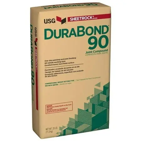 Durabond 90 Joint Compound, 25 Pound Bag, 130 Minute Setting Time