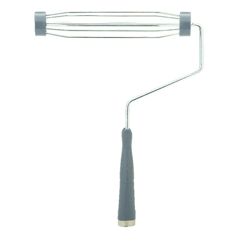 9 In. W Regular Paint Roller Frame With Threaded End And 15-1/2 In. Handle