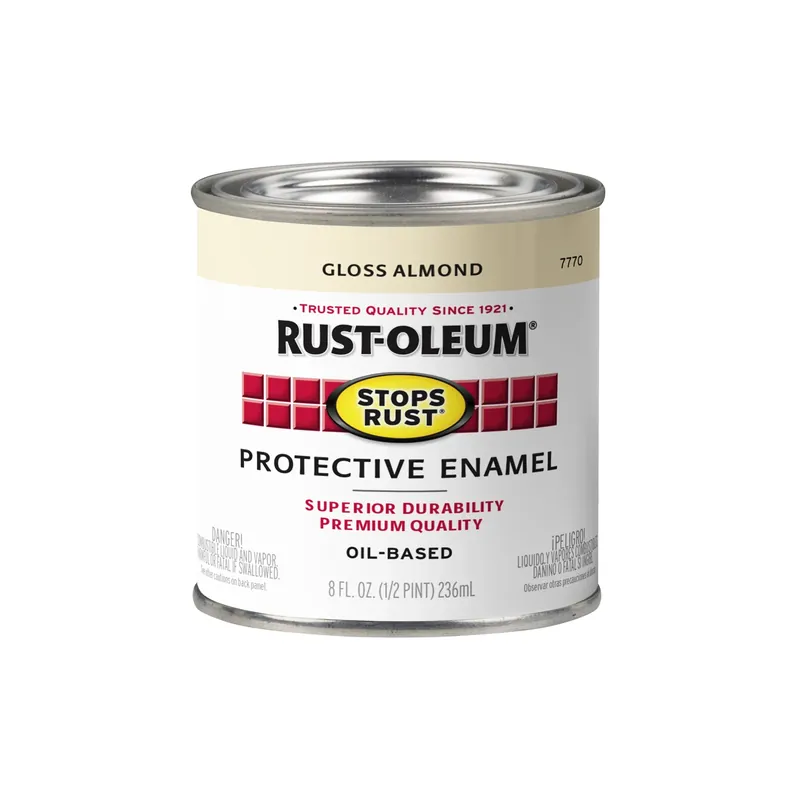 Stops Rust 1/2-Pint Gloss Almond Enamel