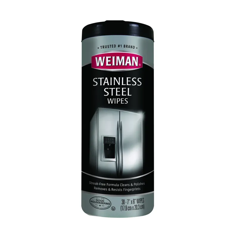 Weiman Fresh Clean Scent Stainless Steel Cleaner 30 Pk Wipes