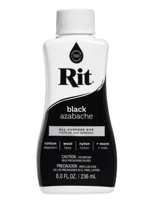 Liquid Dye, Black, 8 Oz.