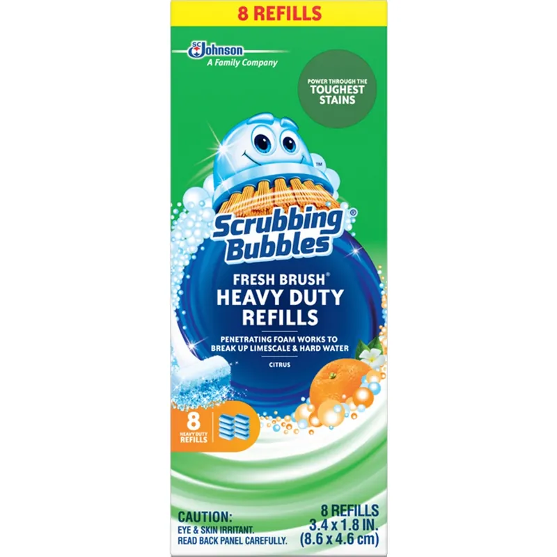 Scrubbing Bubbles Fresh Brush 1.8 In. W Scrub Brush Refill