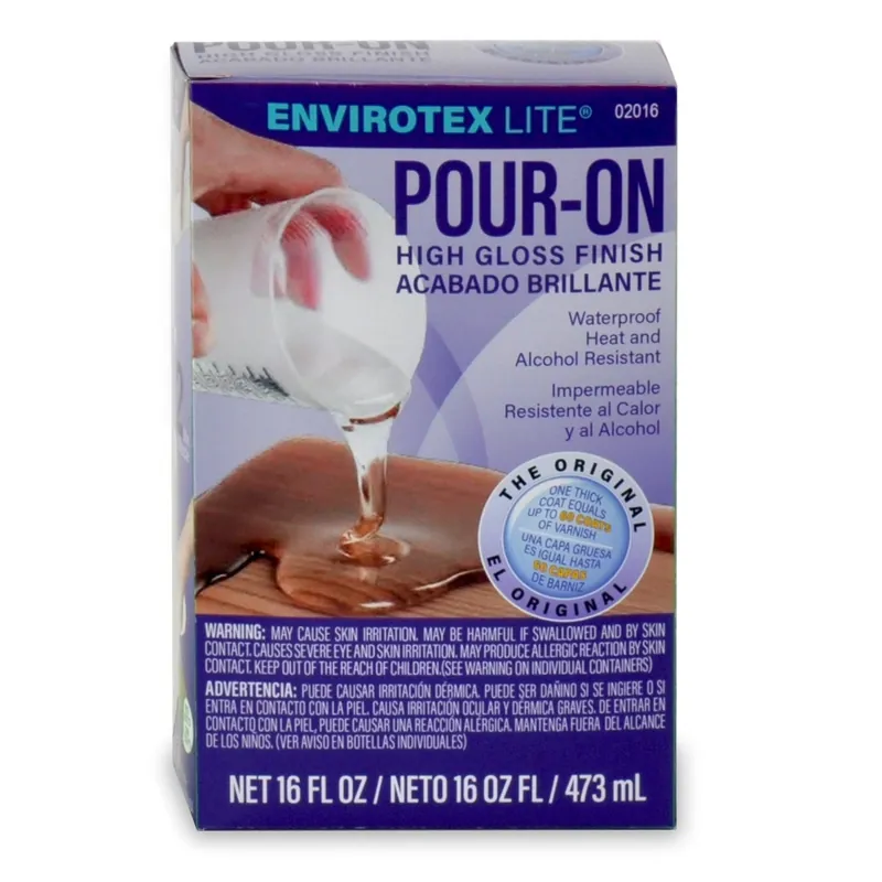 16 Oz. High Gloss Clear Finish - Durable Epoxy Coating
