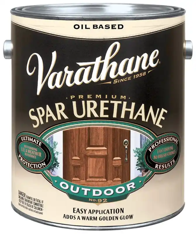 Exterior Spar Urethane Finish, Oil-Base, Clear Satin, 1-Gallon