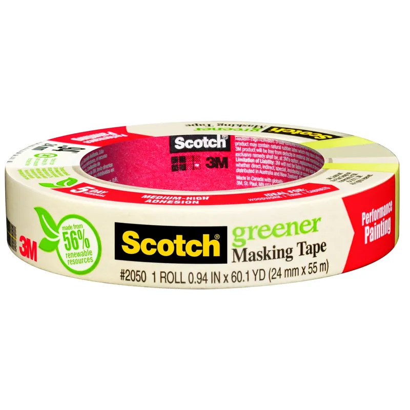 Scotch 0.94 In. W X 60.1 Yd L Beige Medium Strength Masking Tape 1 Pk