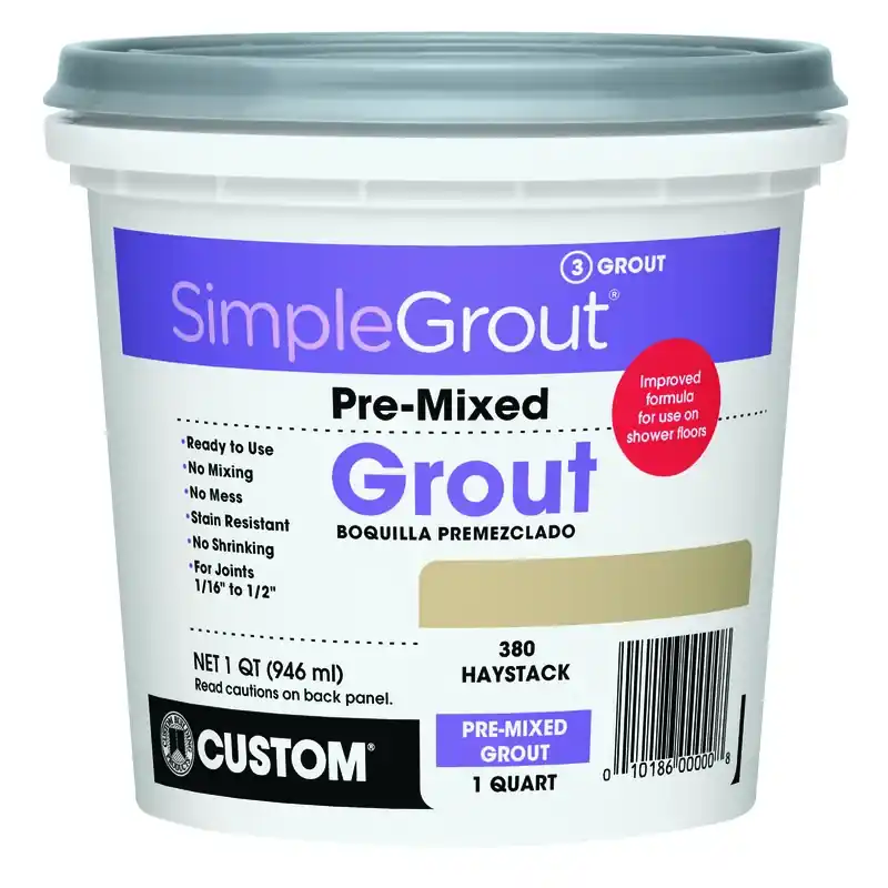 Haystack Pre-Mixed Grout, Qt.