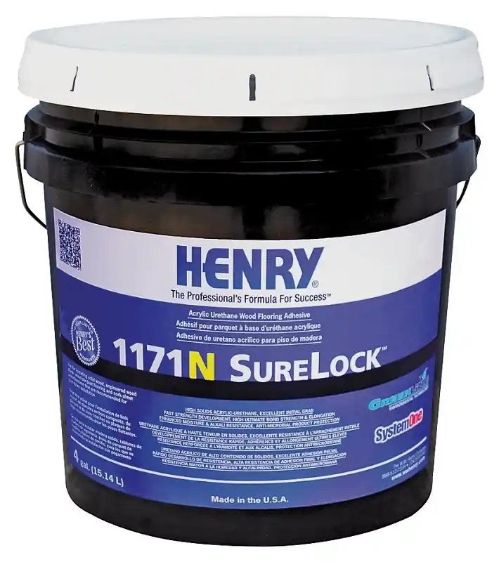 1171 Acrylic Urethane Wood Flooring Adhesive, 1-Gal.