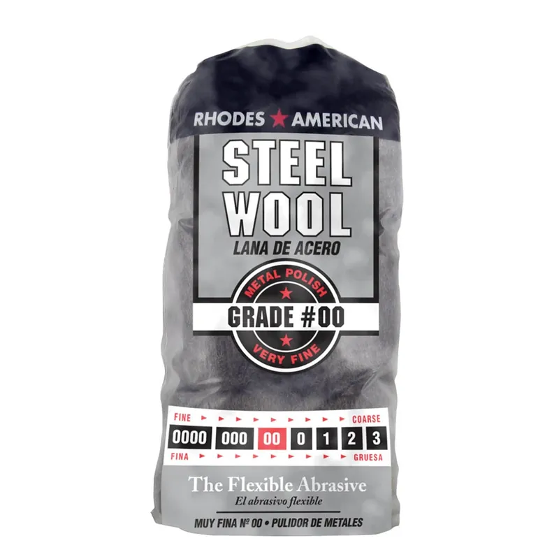 Rhodes American 00 Grade Very Fine Steel Wool Pad 12 Pk