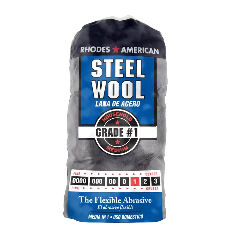 Rhodes American 1 Grade Medium Steel Wool Pad 12 Pk