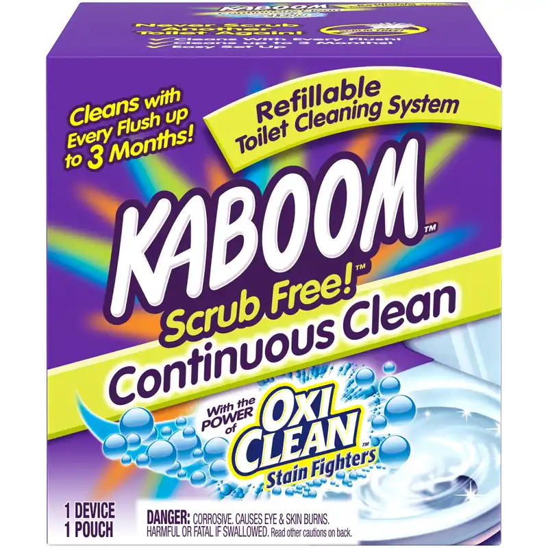 Scrub Free! Toilet Cleaning System With OxiClean