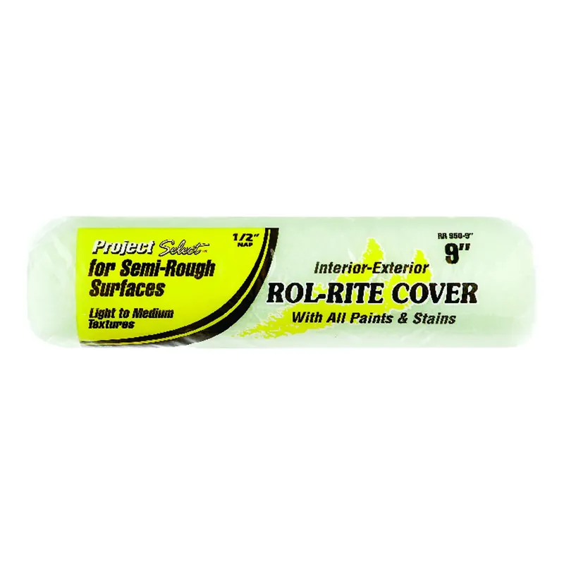 Project Select Rol-Rite Polyester 9 In. W X 1/2 In. Regular Paint Roller Cover 1 Pk