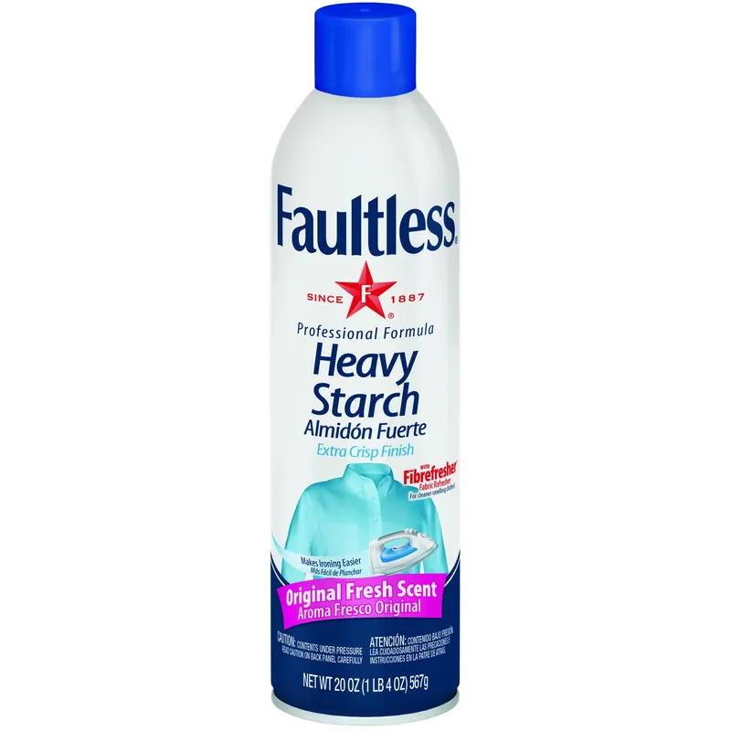 Fresh Scent Heavy Starch Spray 20 Oz - Professional Formula For Crisp Finish