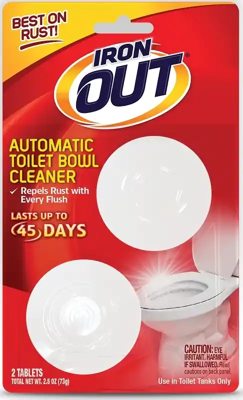 IronOut No Scent Toilet Bowl Cleaner 2.1 Oz Powder