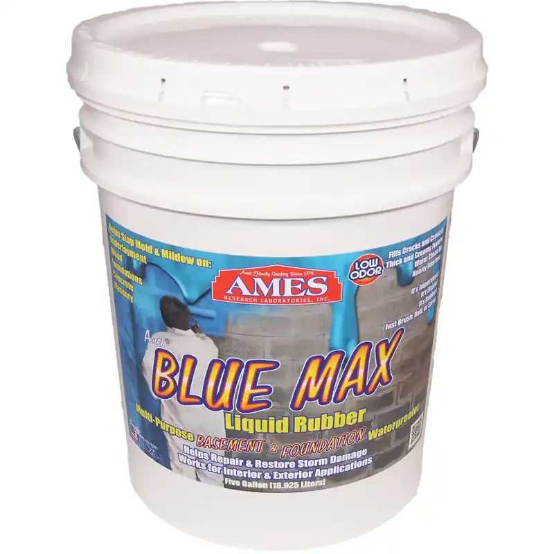 Blue Max Liquid Rubber Waterproofing Coating, Regular Grade, 5-Gallons