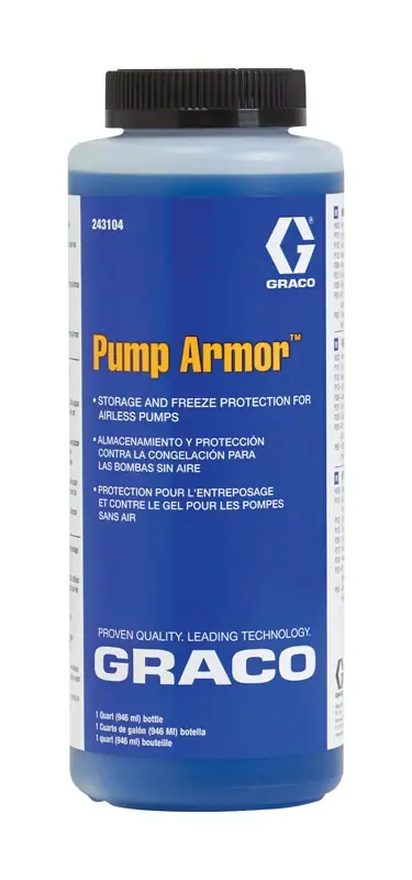 Spray Gun Pump Armor Storage Fluid, Qt.