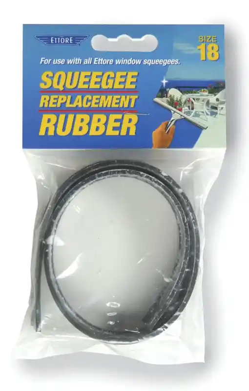 Squeegee Replacement Blade, Rubber, 18 In.