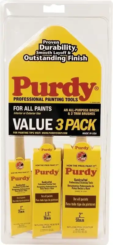 Purdy XL Multi-Pack Medium Stiff Assorted Paint Brush Set