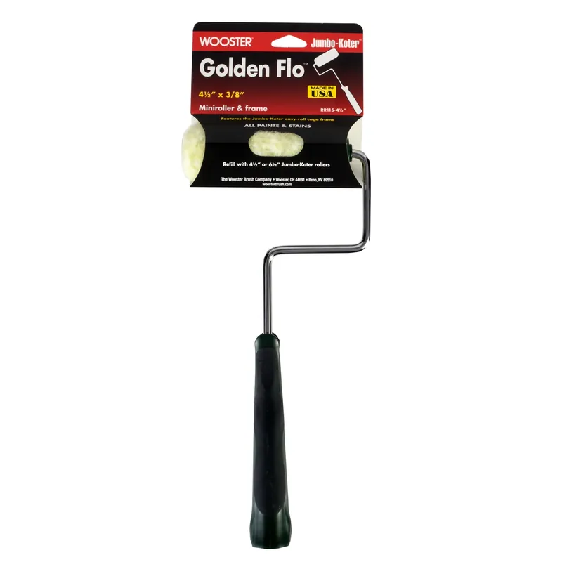 Jumbo-Koter Golden Flo Paint Roller Frame With 3/8-In. Roller Cover