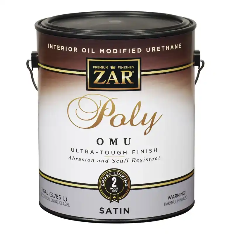 Polyurethane OMU Interior, Oil Modified Wood Finish, Satin, 1 Gallon