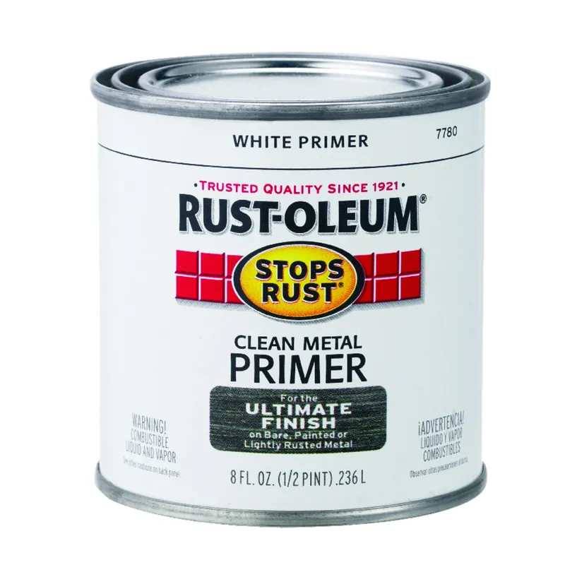 White Clean Metal Primer, 1/2 Pint