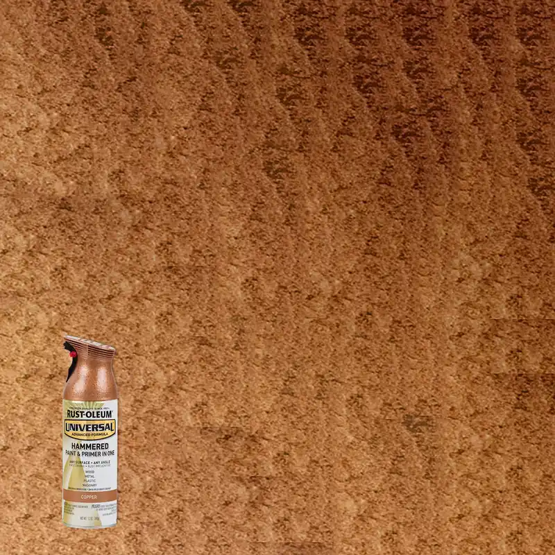 Universal Paint & Primer Metallic Spray Paint, Hammered Copper, 12-oz.