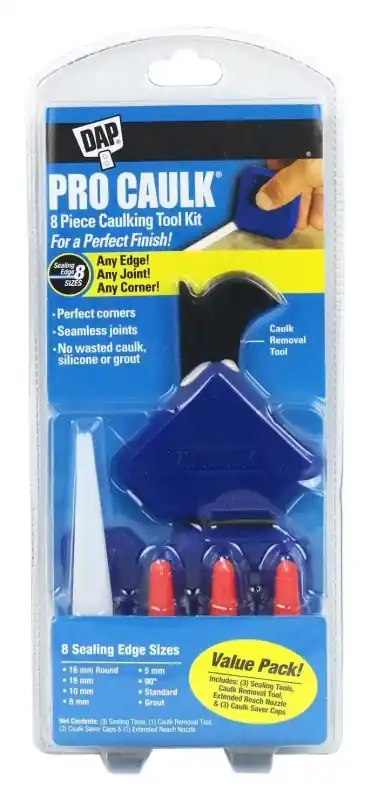 DAP Pro Caulk Black Professional Plastic Caulking Tool Kit 8 Pk