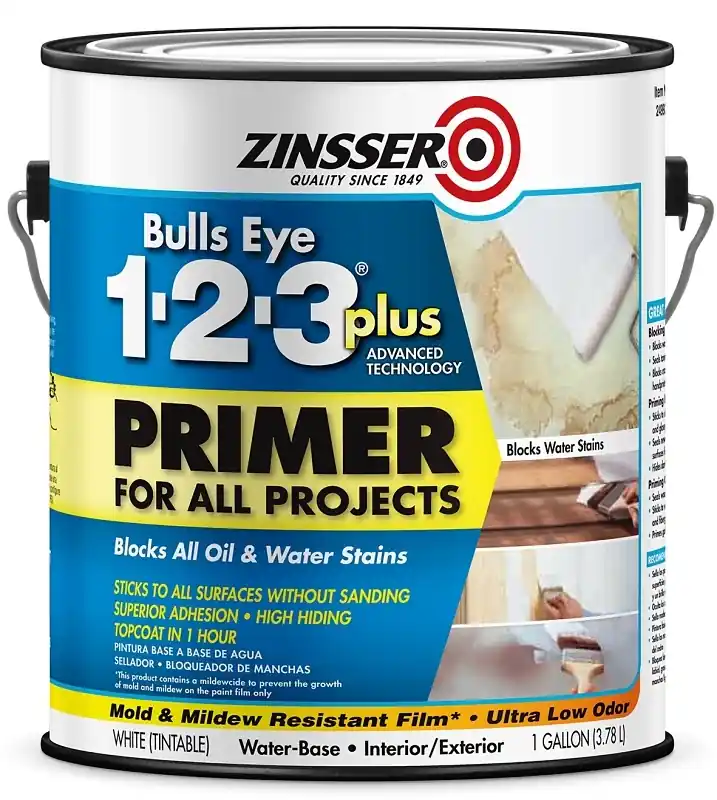 Bulls Eye 1-2-3 Plus Latex Primer, Gallon
