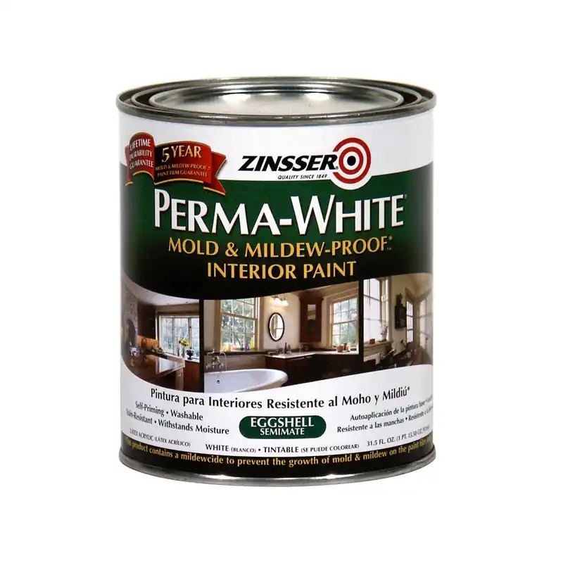 Perma-White Mold/Mildew-Proof Interior Paint, 1-Qt.